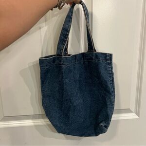Mini Denim Tote Bag